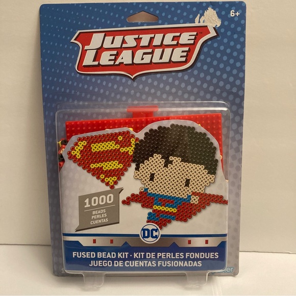 Superman Perler Fused Bead Kit DC Justice League 1000 Piece Set - Picture 1 of 16